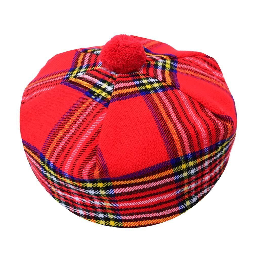 9417 Haaur Scottish Tammy Hat Traditional Kilt Tam O' Shatner Acrylic Wool
